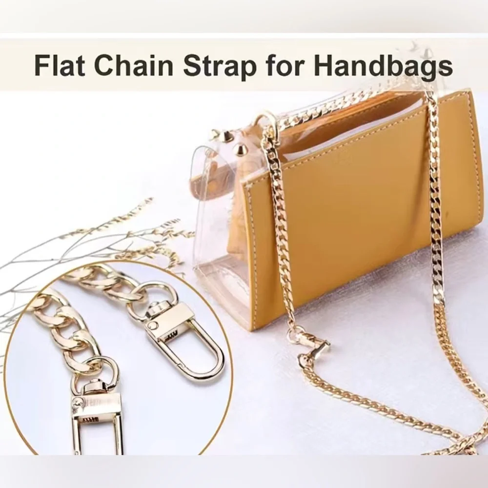 Crossbody chain replacement purse strap